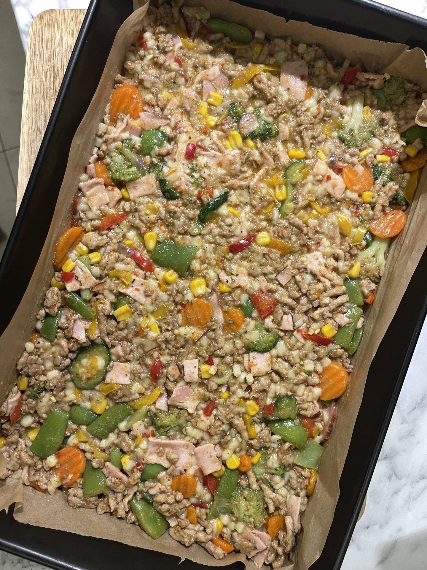 Frittata z mięsem mielonym — krok 4