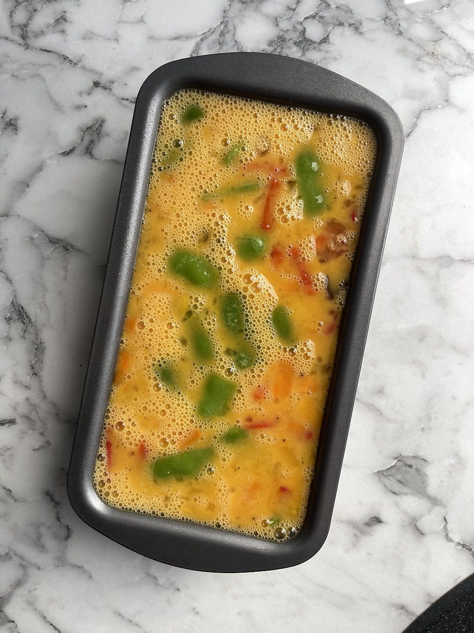 Proteinowa frittata z warzywami — krok 2