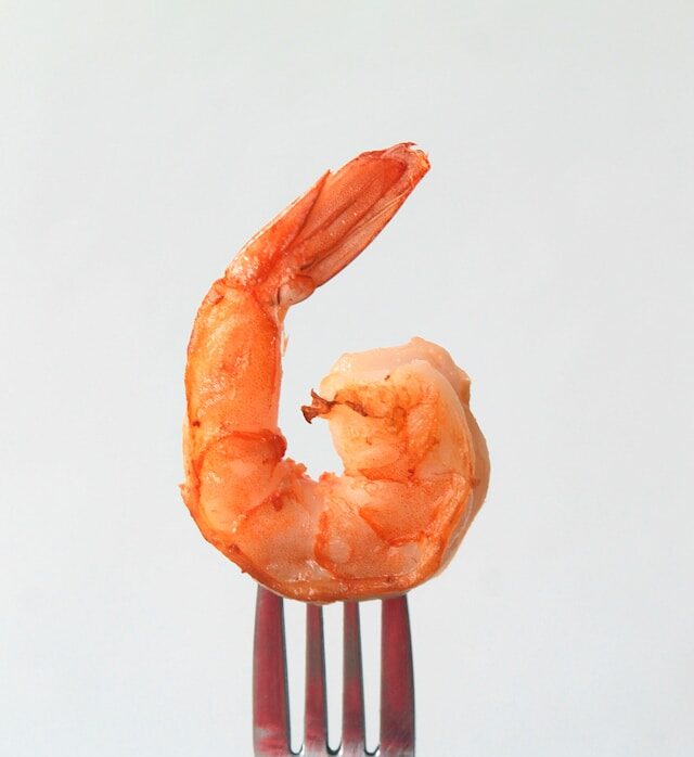Krewetki białe gotowane